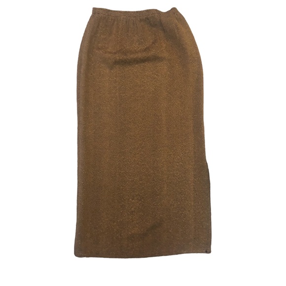Lemonwood Dresses & Skirts - Tweed Skirt Small - Lemonwood Camel Skirt women’s skirt midi